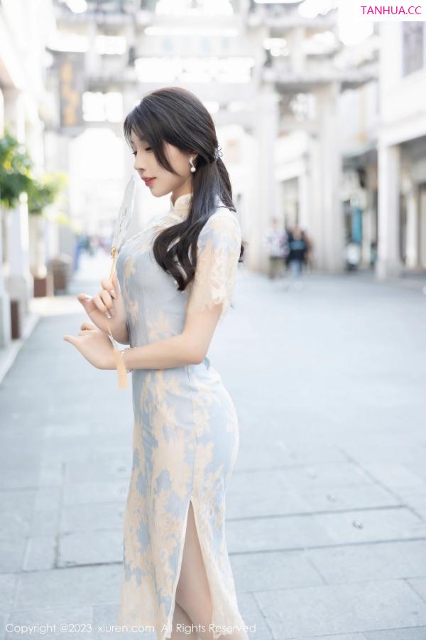 陈芝 芝芝Booty [XiuRen]高清写真图 2023.03.17 No.6434 徐莉芝Booty 旗袍美腿第5张图片